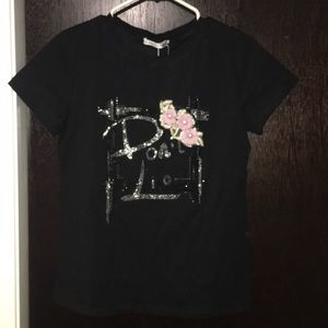 Black sparkle T-Shirt